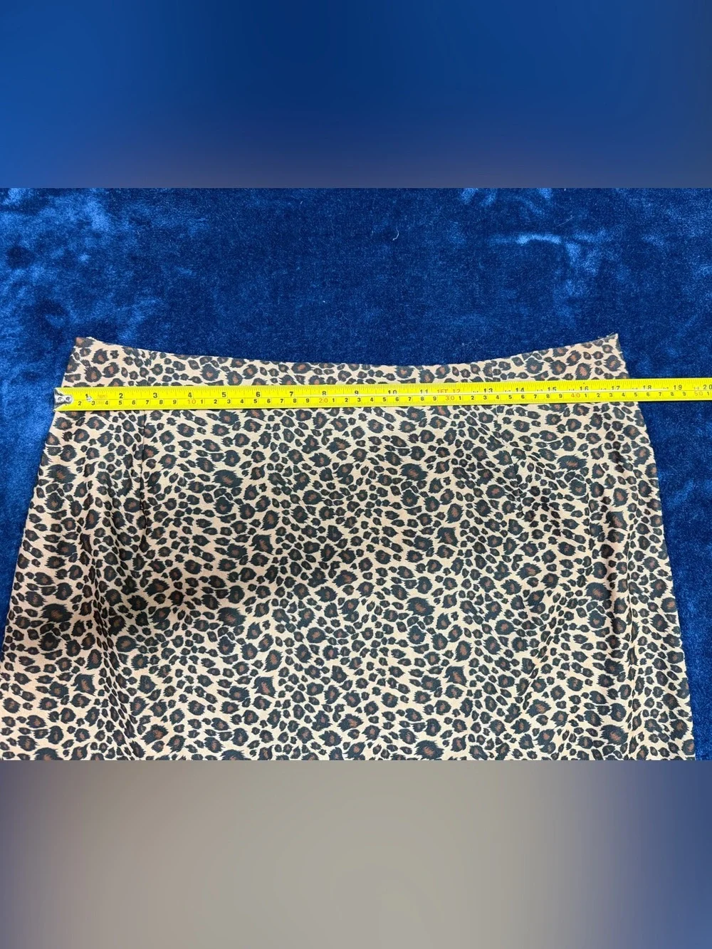BRIGGS Leopard Print Pencil Skirt Animal Print Career Y2K Cheetah XL 1X